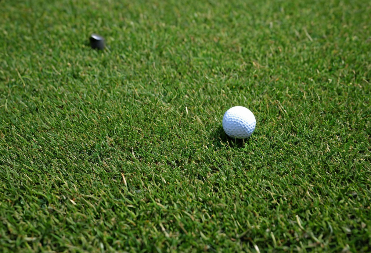 How can budget golfers test golf shot tips on grass without launch monitor fees